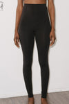 BASERANGE Fine Cotton Leggings SEOLLE Black